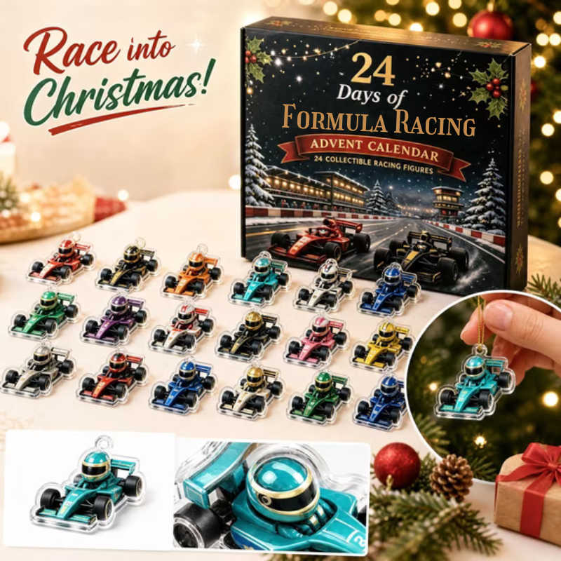 Pistora | Advent Calendar for Racing Fans, Acrylic Race Car Design