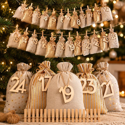 Adventskalender Säckchen zum Befüllen 2026