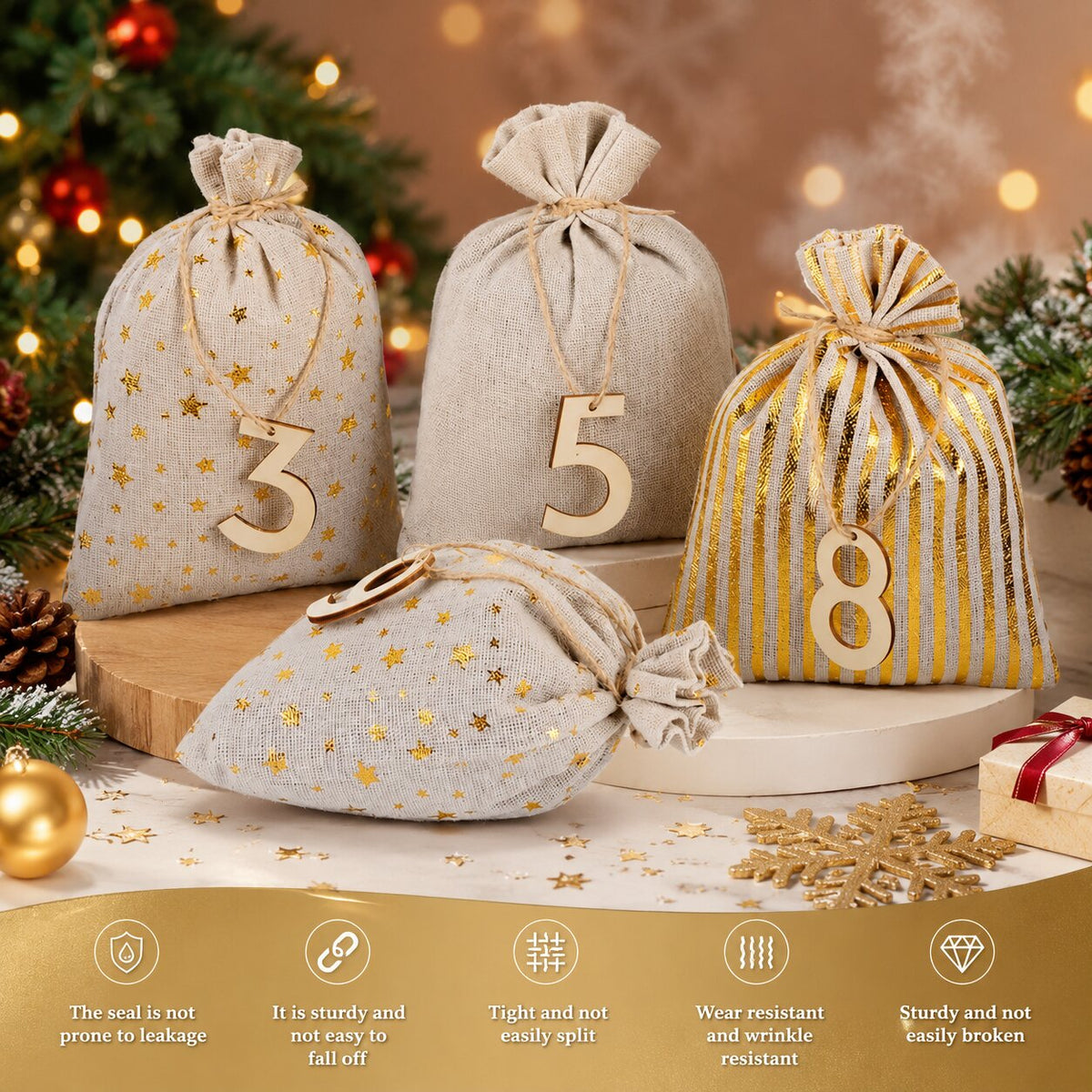 Adventskalender Säckchen zum Befüllen 2026