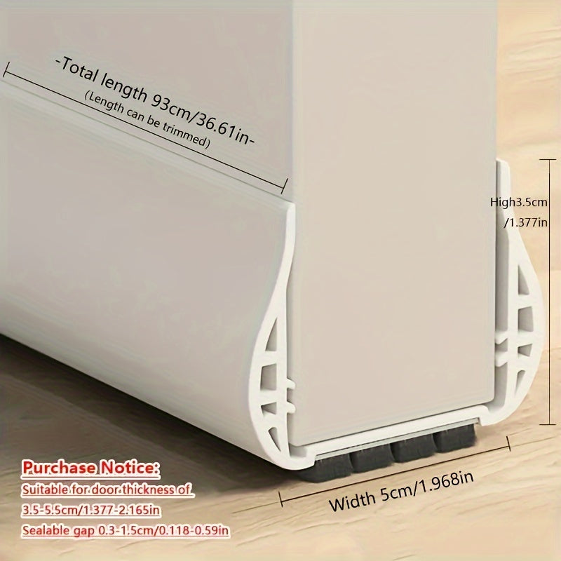 Sealuma | Adjustable Door Draught Excluder 92–99 cm with Foam Core