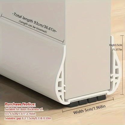 Sealuma | Adjustable Door Draught Excluder 92–99 cm with Foam Core