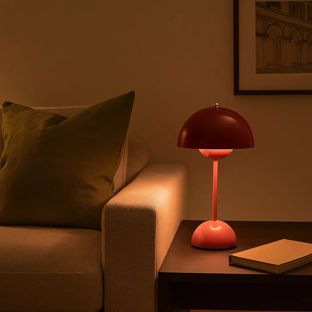 Elvoria Glow | Elegante lampada da tavolo LED dimmerabile con funzione touch