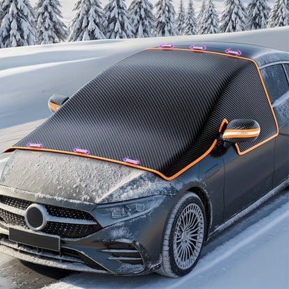 Glazora | Couverture de pare-brise d’hiver avec aimants, pliable pour voiture et SUV