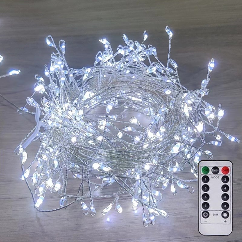 Kuprilla | LED Lichterkette aus Kupferdraht mit Fernbedienung, USB oder Batterie
