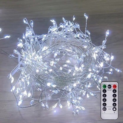 Kuprilla | LED Lichterkette aus Kupferdraht mit Fernbedienung, USB oder Batterie