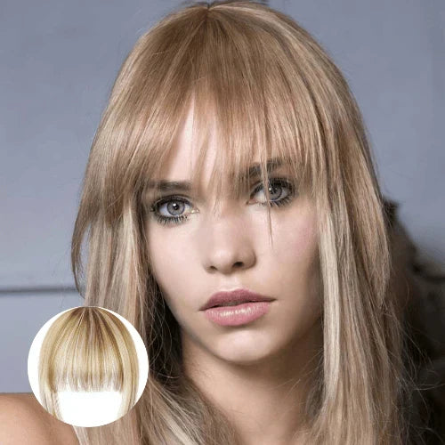 Fransio | Frangia clip-in da donna, leggera e traspirante, con clip resistenti