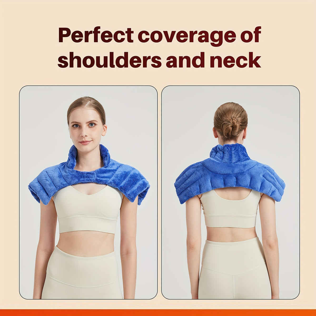 Teplina | Coussin chauffant pour micro-ondes, lesté, pour la nuque et les épaules