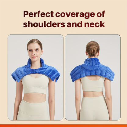 Teplina | Coussin chauffant pour micro-ondes, lesté, pour la nuque et les épaules