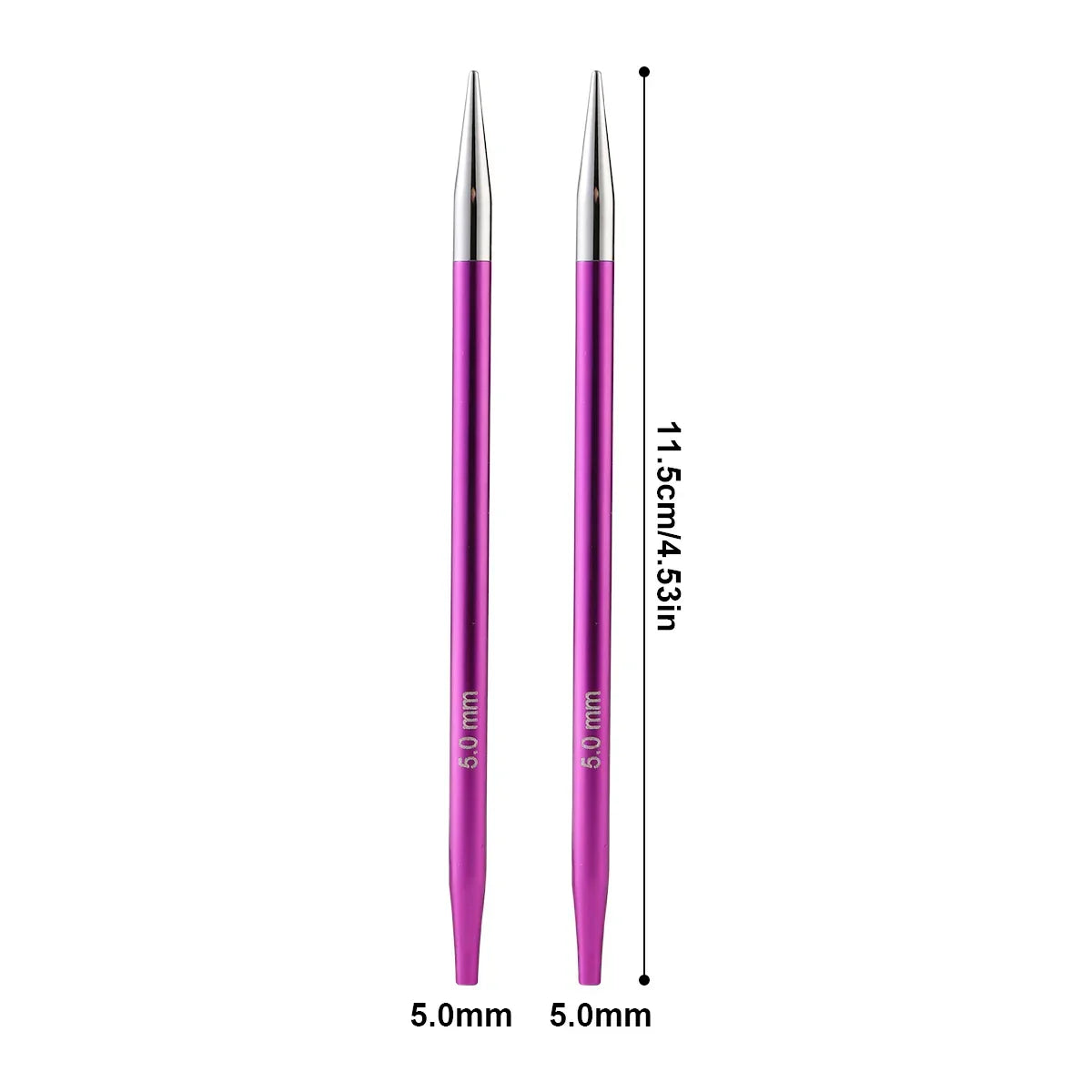 KnitFlex | Set di ferri circolari con punte intercambiabili da 3–8 mm e cavi girevoli