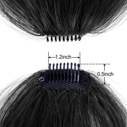 Fransio | Frangia clip-in da donna, leggera e traspirante, con clip resistenti