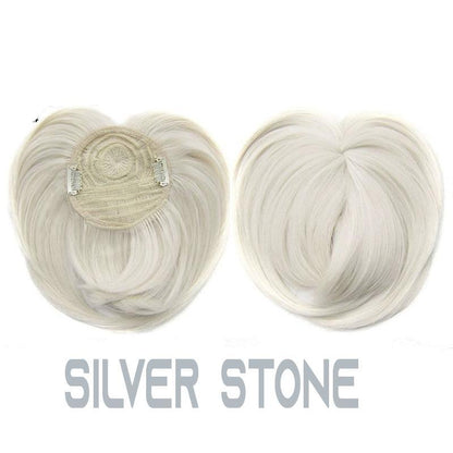 Toppina | Postizo con clip para la coronilla de cabello sintético, 22 cm