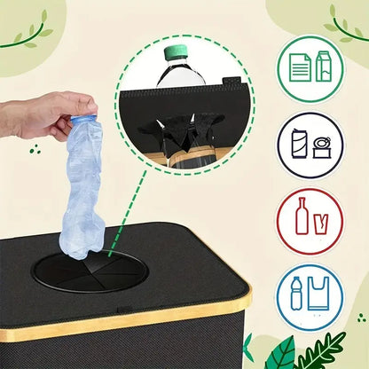 FoldaBag | Foldable 2-in-1 bag for storing plastic and deposit bottles