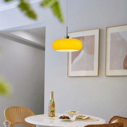 Orbelta | Pendelleuchte aus Glas und Metall, Ø 28 cm, E27, höhenverstellbar