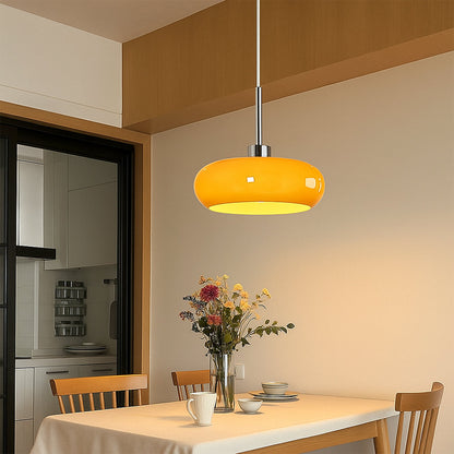 Orbelta | Pendelleuchte aus Glas und Metall, Ø 28 cm, E27, höhenverstellbar
