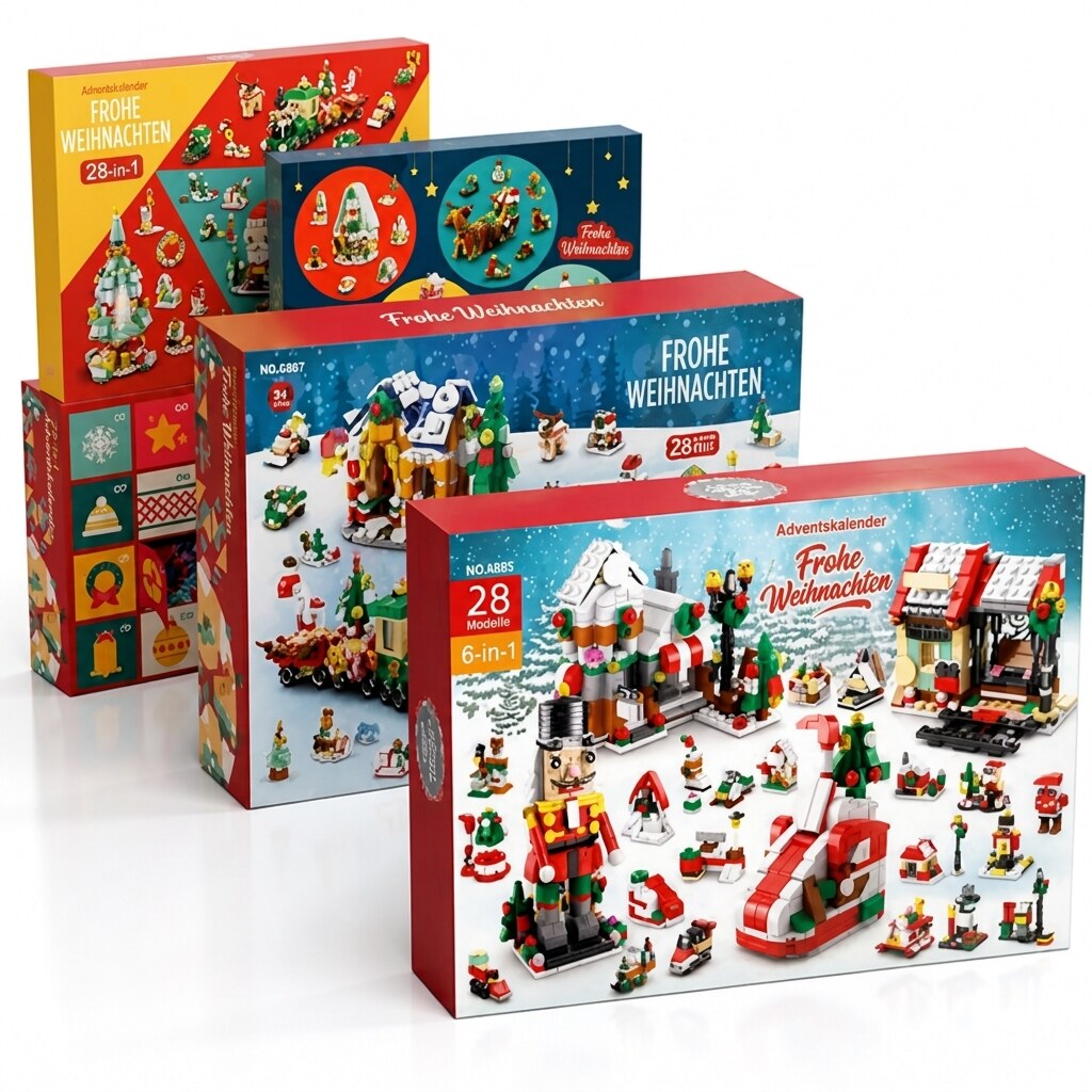 Weihnachts-Bausteine Adventskalender 2026