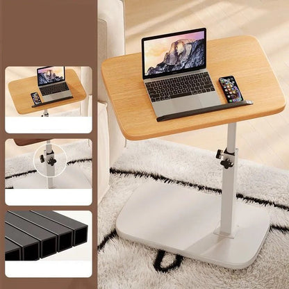 Tablira | Laptoptisch mit Rollen | höhenverstellbar 45–80 cm, Platte 360° drehbar