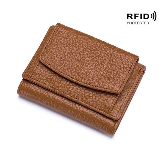 Portivo | Mini portafoglio con protezione RFID, scomparto per monete e tasca nascosta