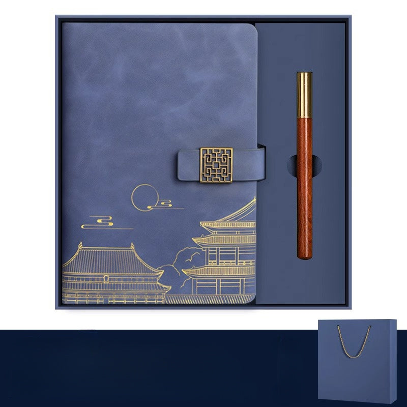 Palasto | Cadeaux de Noël pour collègues : carnet et stylo ou bouteille isotherme