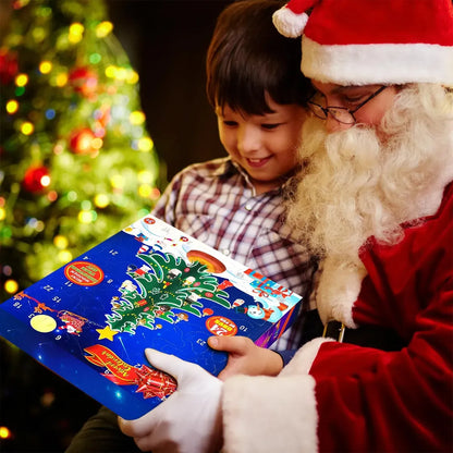 Wintavo | Children’s Christmas tree advent calendar with 24 hanging ornaments