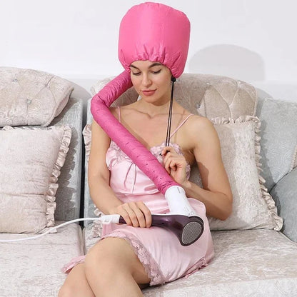 Lockavia | Gorro difusor para rizos que se coloca en la cabeza: seca y peina con las manos libres