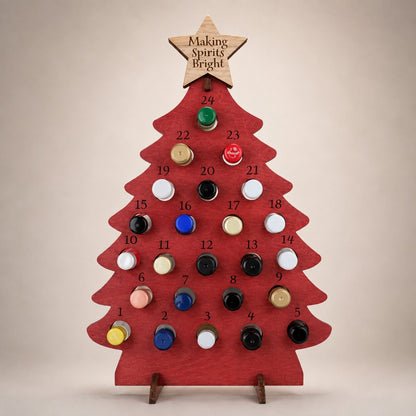Bier Adventskalender aus Holz 2026