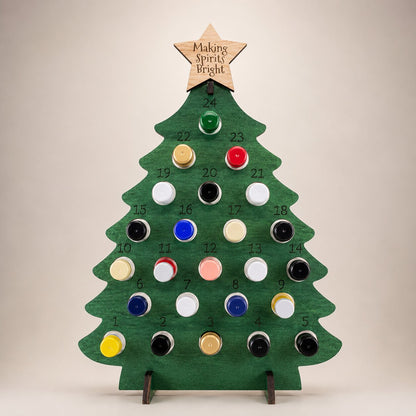 Bier Adventskalender aus Holz 2026
