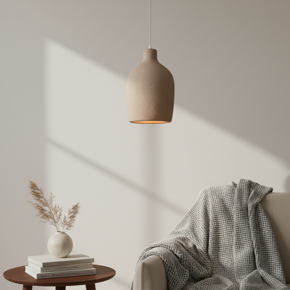 Halo Sabié | Lampada a sospensione LED di design in stile Wabi-Sabi per soggiorno e zona pranzo
