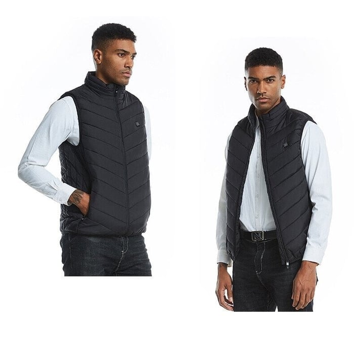 Westora | Chaleco calefactable con batería, resistente al viento y al agua, de S a 8XL