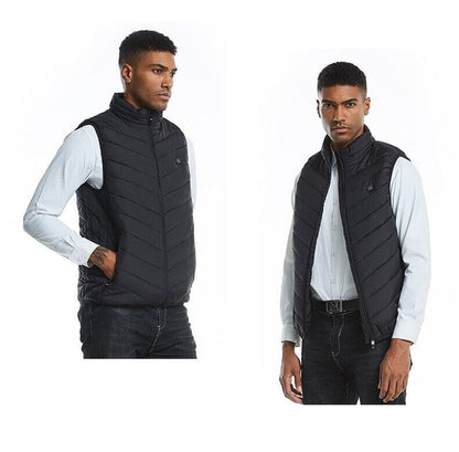 Westora | Chaleco calefactable con batería, resistente al viento y al agua, de S a 8XL