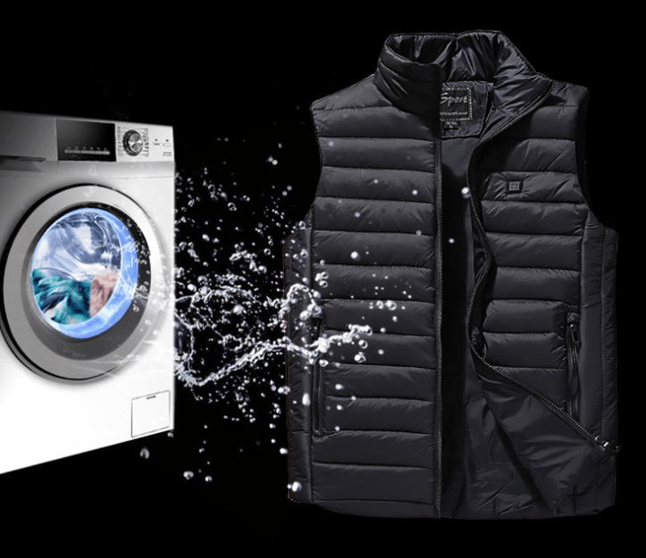 Westora | Chaleco calefactable con batería, resistente al viento y al agua, de S a 8XL