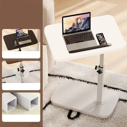 Tablira | Laptoptisch mit Rollen | höhenverstellbar 45–80 cm, Platte 360° drehbar
