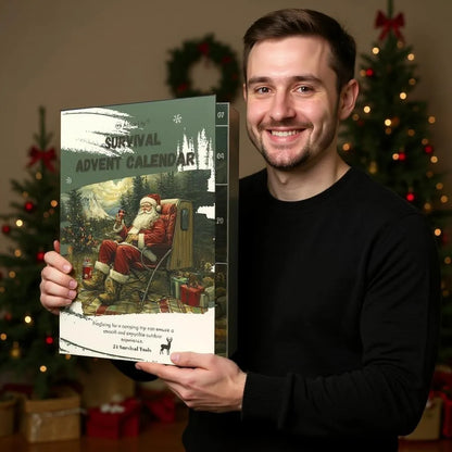Renila | Adventskalender Männer mit 24 Outdoor-Werkzeugen in wasserdichter Box