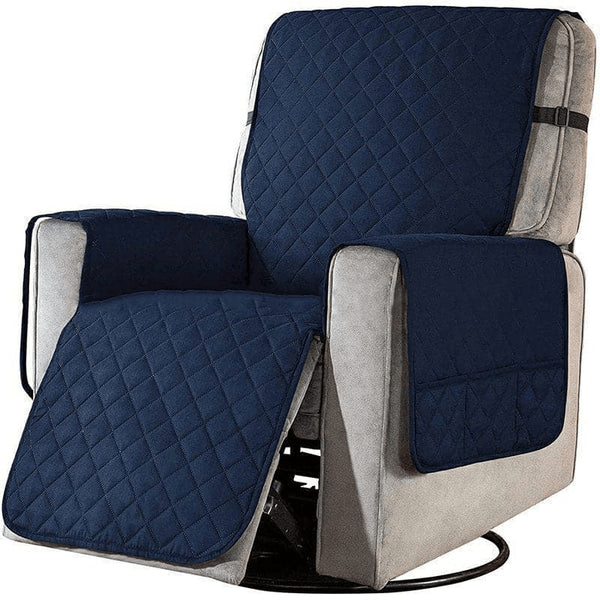 ComfyGuard | Rutschfester Sofabezug für Relaxsessel mit 6 Taschen