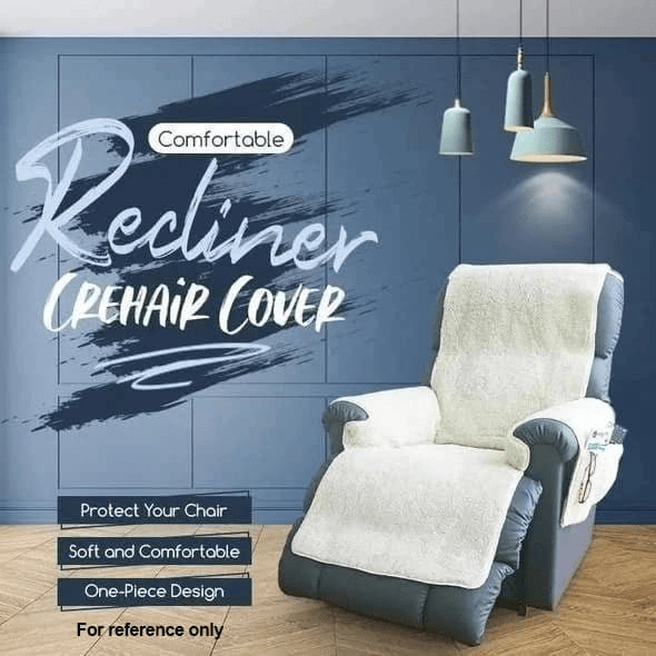 ComfyGuard | Rutschfester Sofabezug für Relaxsessel mit 6 Taschen