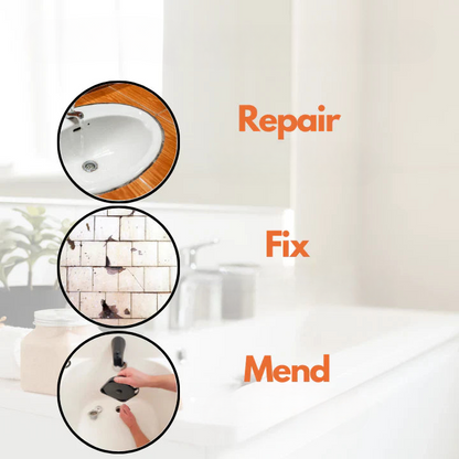 Fliesora | Tile Repair Paste for Ceramic and Porcelain Tiles with Glossy Finish