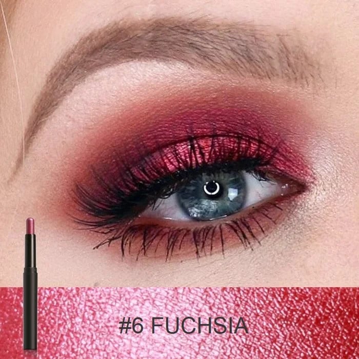 FlashLuxe | Lápiz de sombra de ojos y delineador 2 en 1, resistente al agua y a las manchas