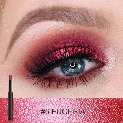 FlashLuxe | Lápiz de sombra de ojos y delineador 2 en 1, resistente al agua y a las manchas