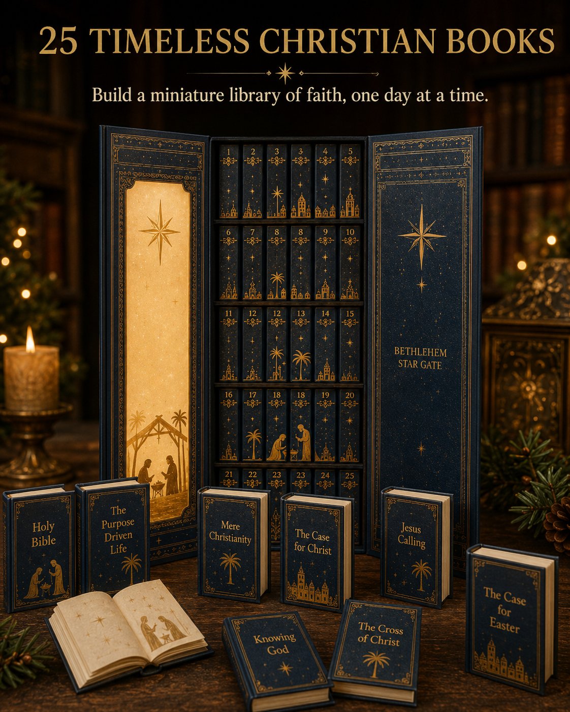 Christlicher Mini-Buch Adventskalender 2026