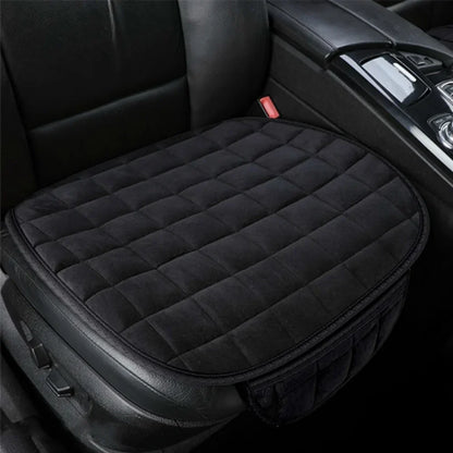 CozyDrive | Cuscino per sedile auto in morbido velluto, antiscivolo, 50 × 50 cm