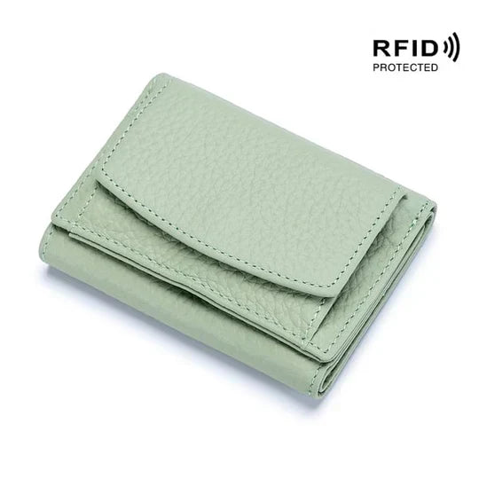 Portivo | Mini portafoglio con protezione RFID, scomparto per monete e tasca nascosta