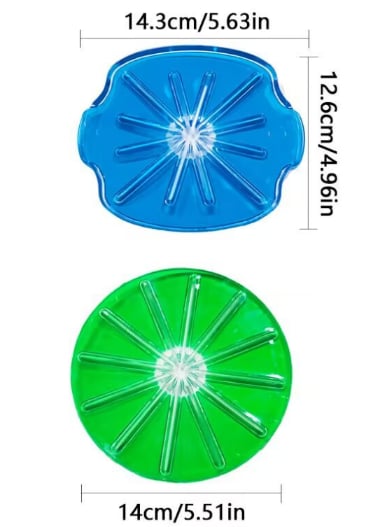 Quirlo | Schneebesen-Reiniger mit Spritzschutz für 6-Draht-Rührbesen