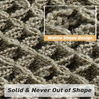 AbsorbEase WaffleMat | Ultrachłonna mata łazienkowa z frędzlami
