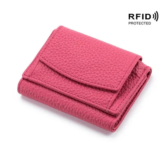 Portivo | Mini portafoglio con protezione RFID, scomparto per monete e tasca nascosta