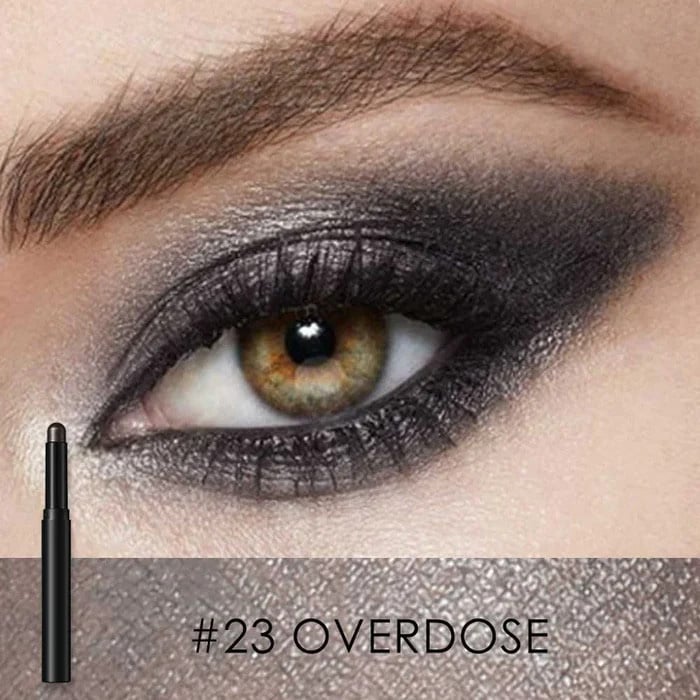 FlashLuxe | Lápiz de sombra de ojos y delineador 2 en 1, resistente al agua y a las manchas