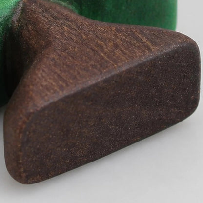 Abetta | Albero di Natale in legno dipinto a mano, decorazione da tavolo, 10 cm