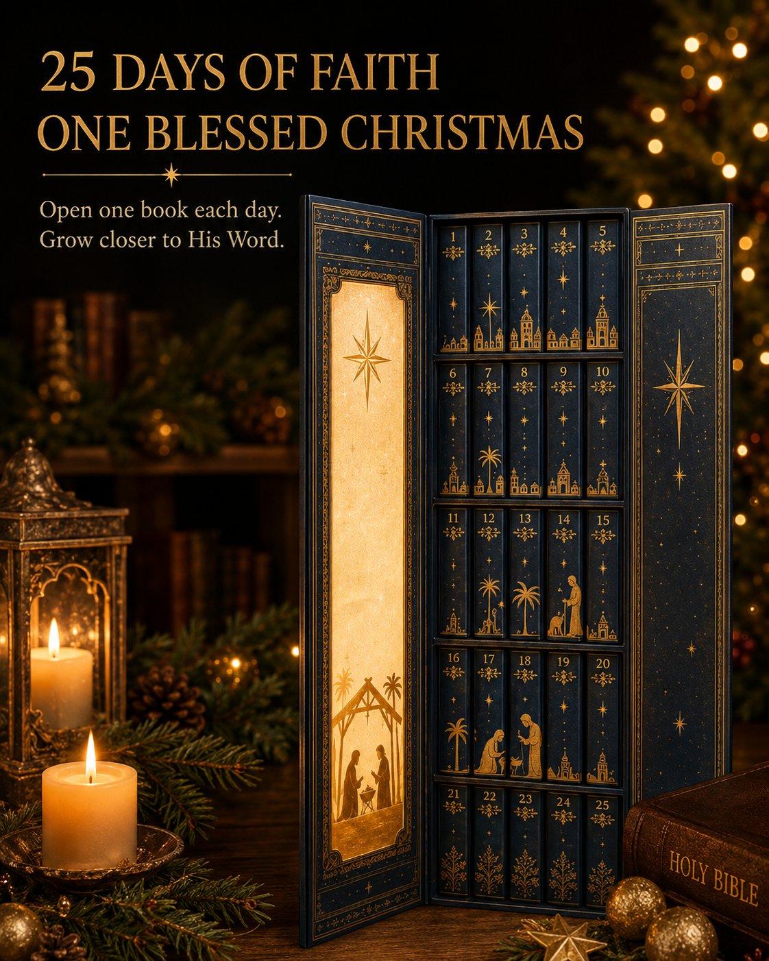 Christlicher Mini-Buch Adventskalender 2026