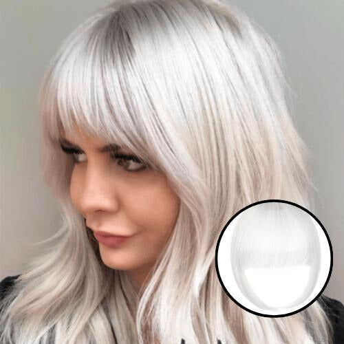 Fransio | Frangia clip-in da donna, leggera e traspirante, con clip resistenti