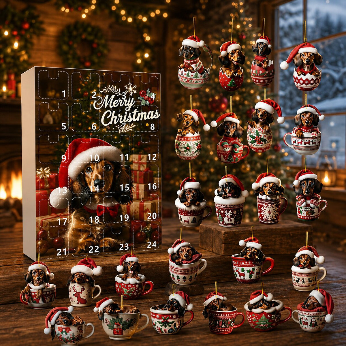 Dackel Adventkalender 2026