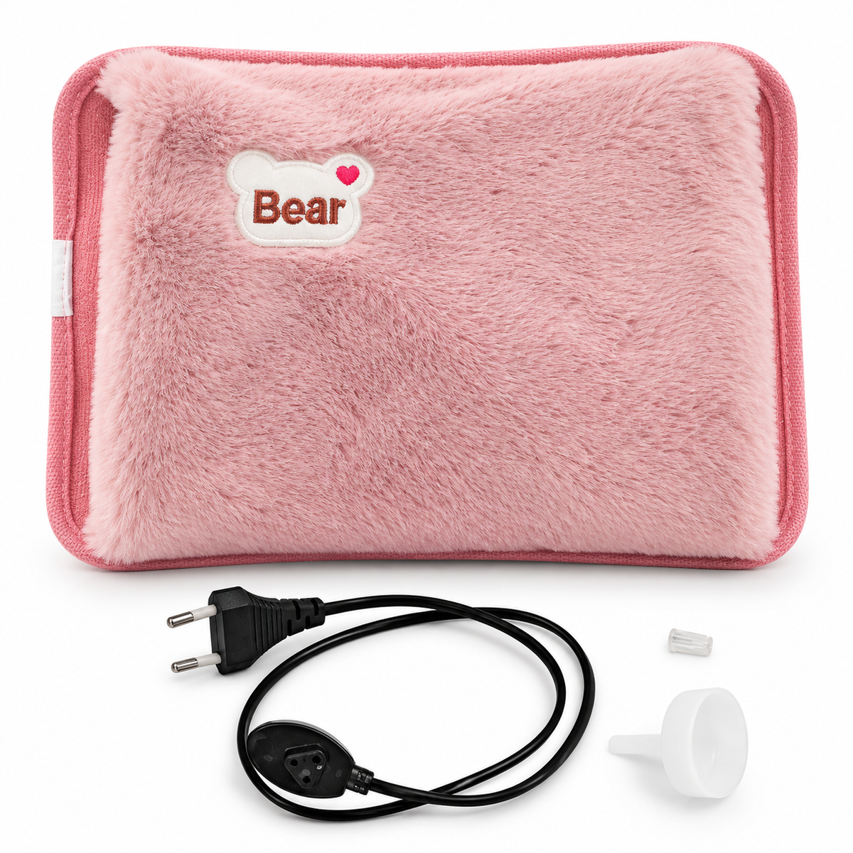 Mollina | Electric hot water bottle with plush cover and automatic shutoff