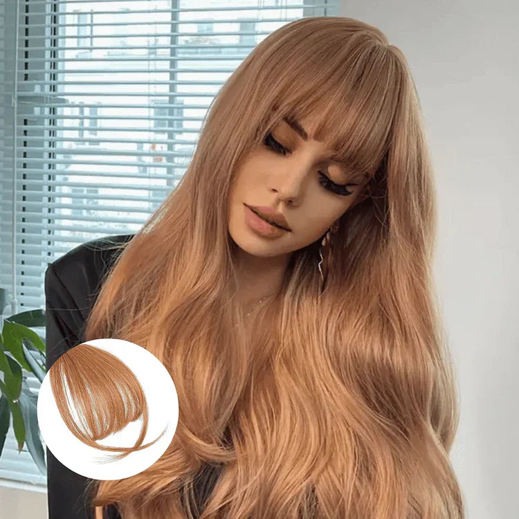 Fransio | Frangia clip-in da donna, leggera e traspirante, con clip resistenti